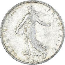Coin, France, Semeuse, 2 Francs, 1915, Paris, EF(40-45), Silver, KM:845.1
