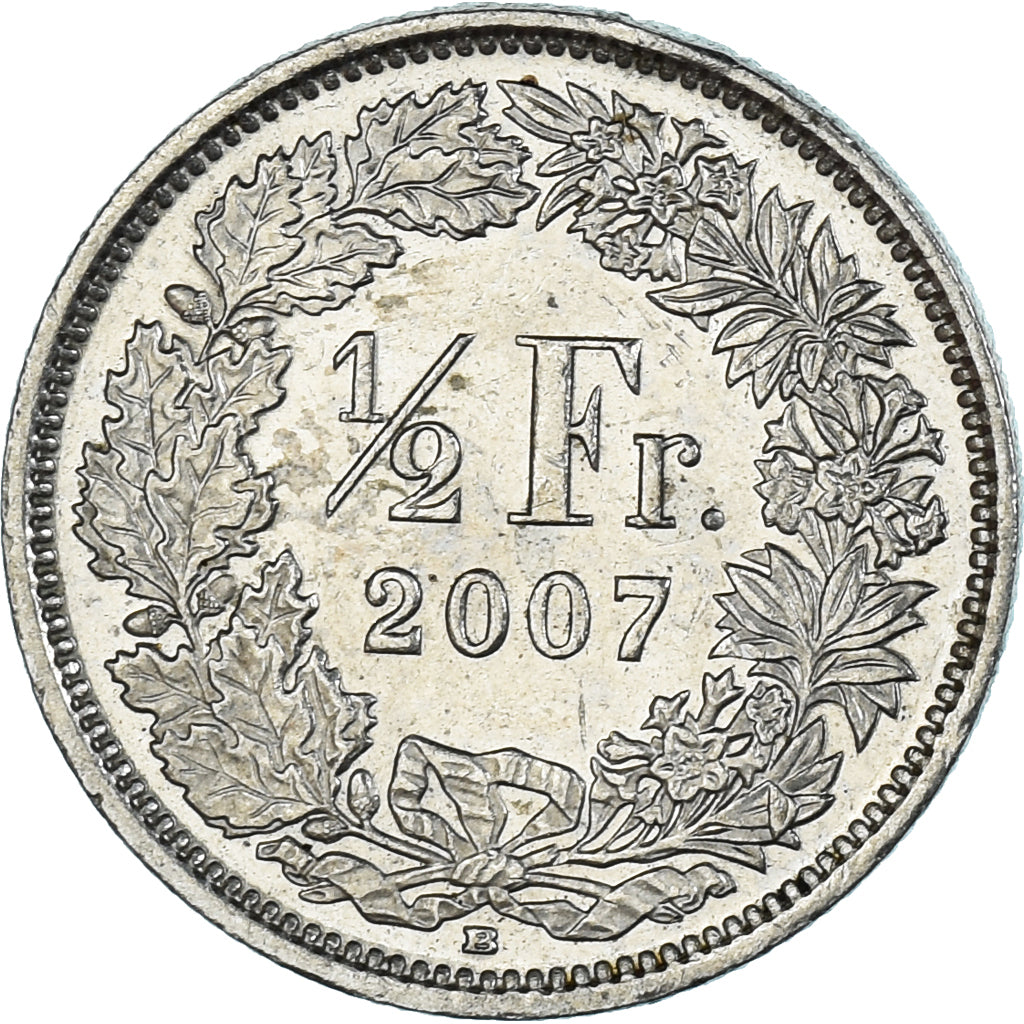 Moneta, Svizzera, 1/2 Franc, 2007