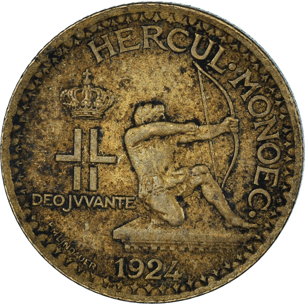 Moneta, Monaco, Franc, 1924