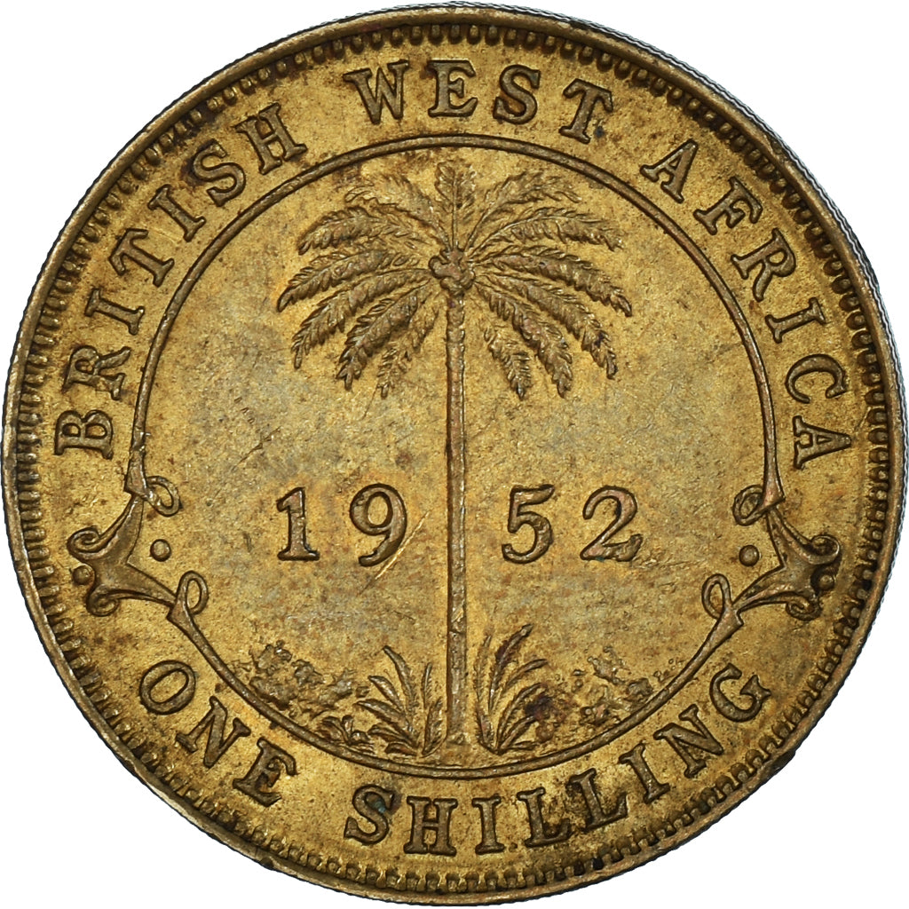 Moneta, AFRICA OCCIDENTALE BRITANNICA, Shilling, 1952