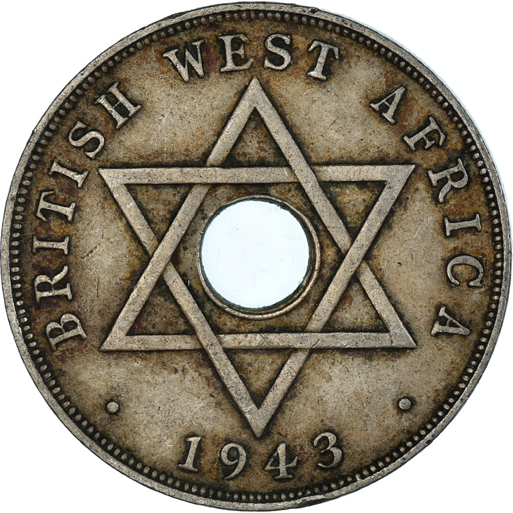 Monnaie, Afrique Occidentale britannique, Penny, 1943