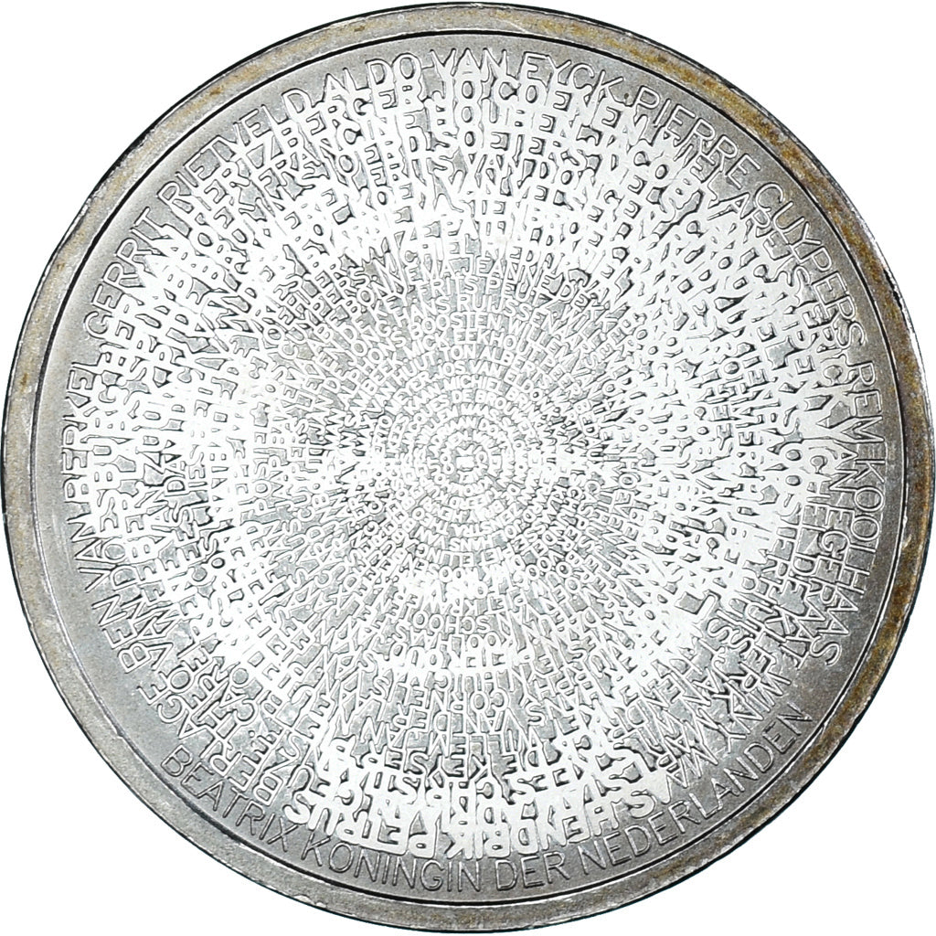 Netherlands, 5 Euro, 2008, Utrecht, MS(63), Silver Plated Copper, KM:279a