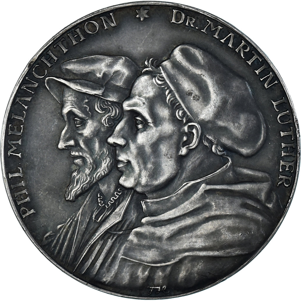 Germany, Medal, Martin Luther and Philipp Melanchthon, 400th Anniversary of the