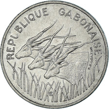 Moneta, Gabon, 100 Francs, 1975