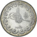 Coin, Turkey, Muhammad V, 10 Kurush, 1915, Qustantiniyah, AU(55-58), Silver