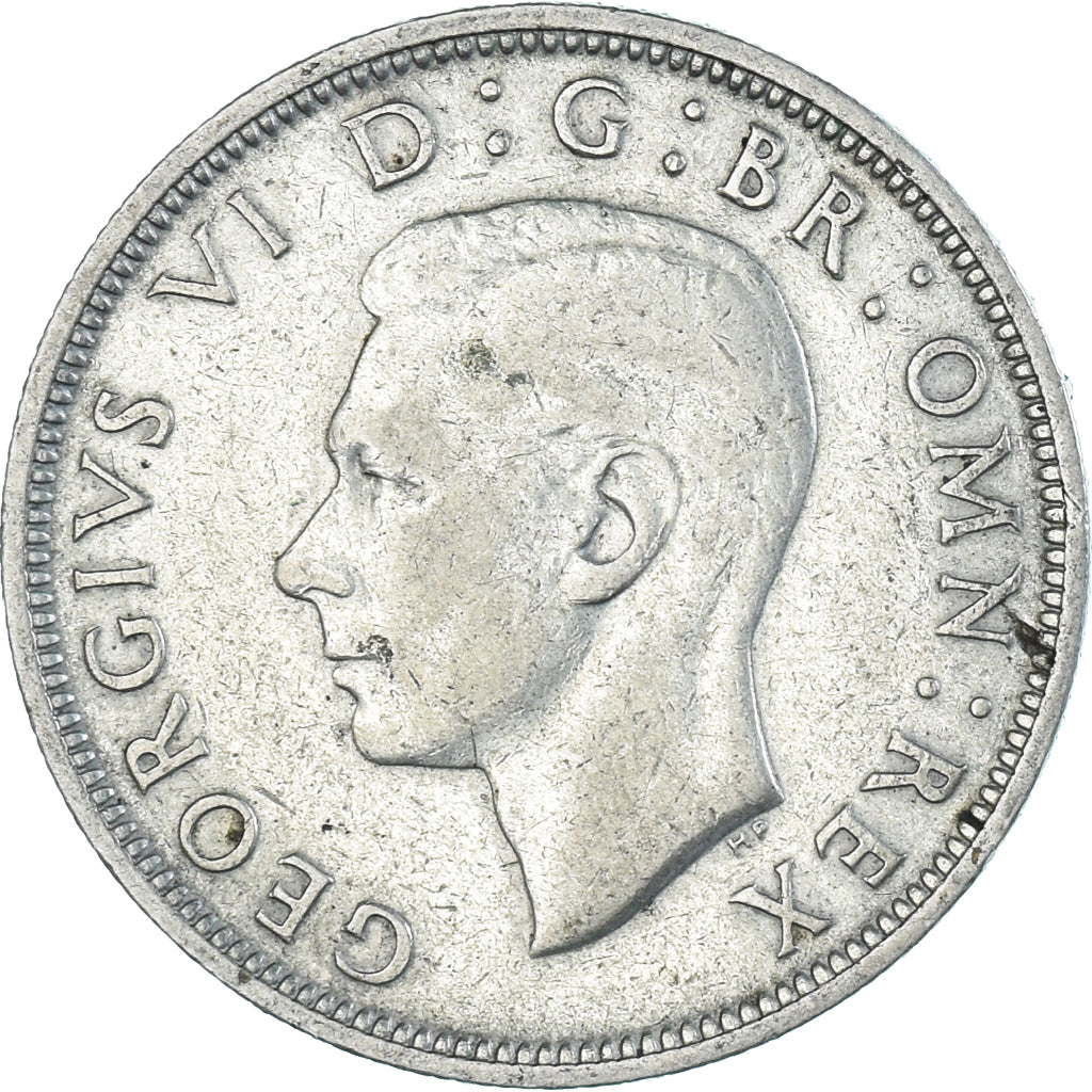 Coin, Great Britain, George VI, 1/2 Crown, 1943, British Royal Mint, EF(40-45)