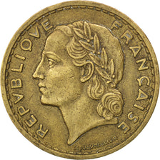 FRANCE, Lavrillier, 5 Francs, 1940, KM #888a.1, EF(40-45), Aluminum-Bronze, 31,.