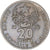 Moneta, Mauritania, 20 Ouguiya, 1974, BB, Rame-nichel, KM:5