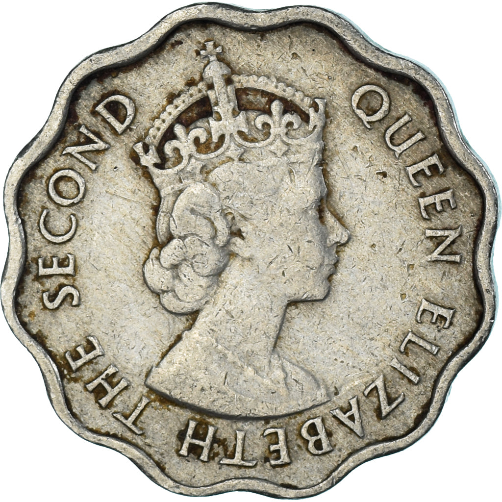 Monnaie, Maurice, 10 Cents, 1970