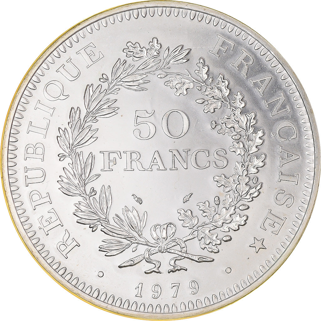 Monnaie, France, Hercule, 50 Francs, 1979, Paris, FDC, Argent, Gadoury:882