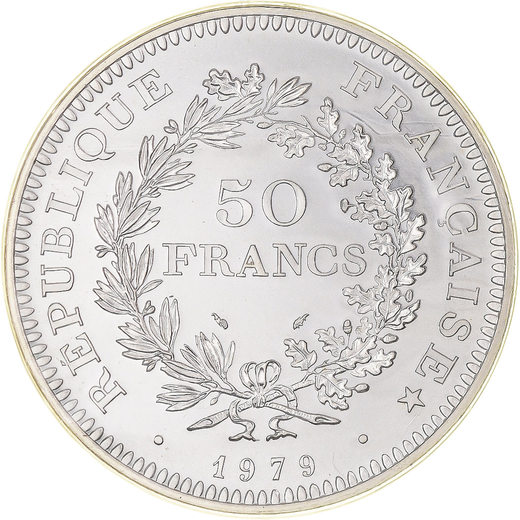 Monnaie, France, Hercule, 50 Francs, 1979, Paris, FDC, Argent, Gadoury:882
