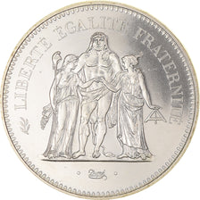 Coin, France, Hercule, 50 Francs, 1977, Paris, MS(65-70), Silver, KM:941.1