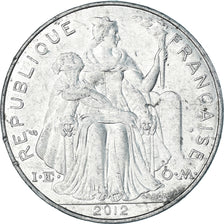 Moeda, Nova Caledónia, 5 Francs, 2012