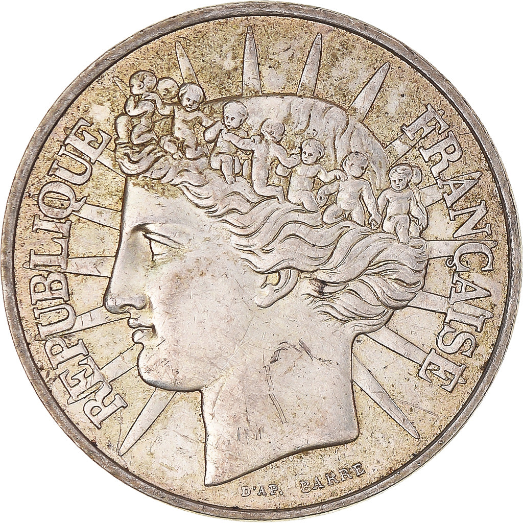 Coin, France, Fraternité, 100 Francs, 1988, EF(40-45), Silver, KM:966