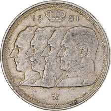 Coin, Belgium, 100 Frank, 1951, VF(30-35), Silver, KM:139.1
