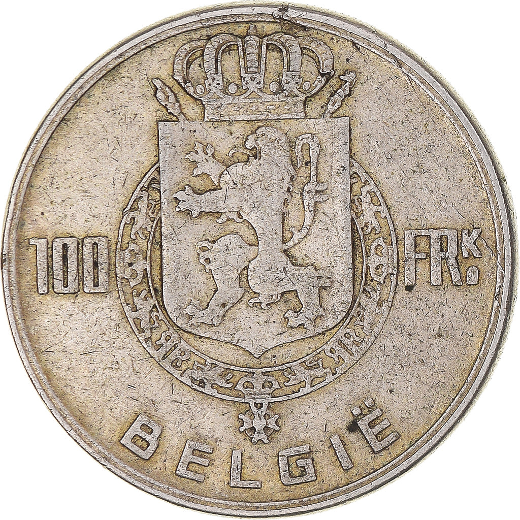 Coin, Belgium, 100 Frank, 1951, VF(30-35), Silver, KM:139.1