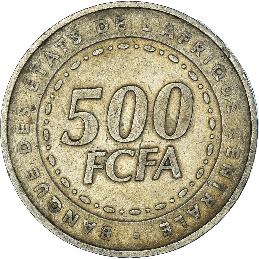 Moneta, Państwa Afryki Środkowej, 500 Francs, 2006