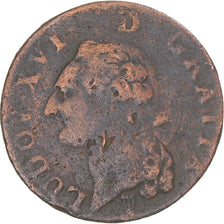 Monnaie, France, Louis XVI, Sol ou sou, Sol, 1791, Bordeaux, B+, Cuivre