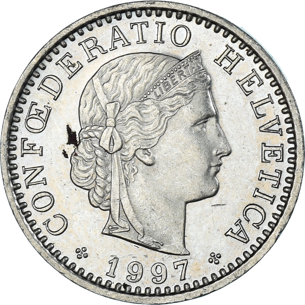 Monnaie, Suisse, 20 Rappen, 1997
