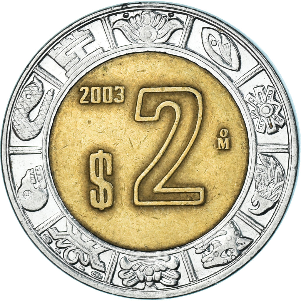 Moneta, Messico, 2 Pesos, 2003