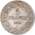 Moneda, Bélgica, Leopold I, 5 Francs, 1835, Brussels, BC+, Plata, KM:3.1