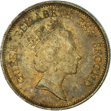 Münze, Hong Kong, 50 Cents, 1990
