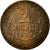 Moneda, Francia, Dupuis, 2 Centimes, 1912, Paris, MBC+, Bronce, KM:841