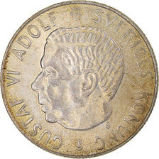 Monnaie, Suède, Gustaf VI, Krona, 1956, TTB+, Argent, KM:826