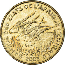 Coin, Central African States, 25 Francs, 2003