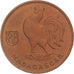 Coin, Madagascar, Franc, 1943, Pretoria, EF(40-45), Bronze, KM:2