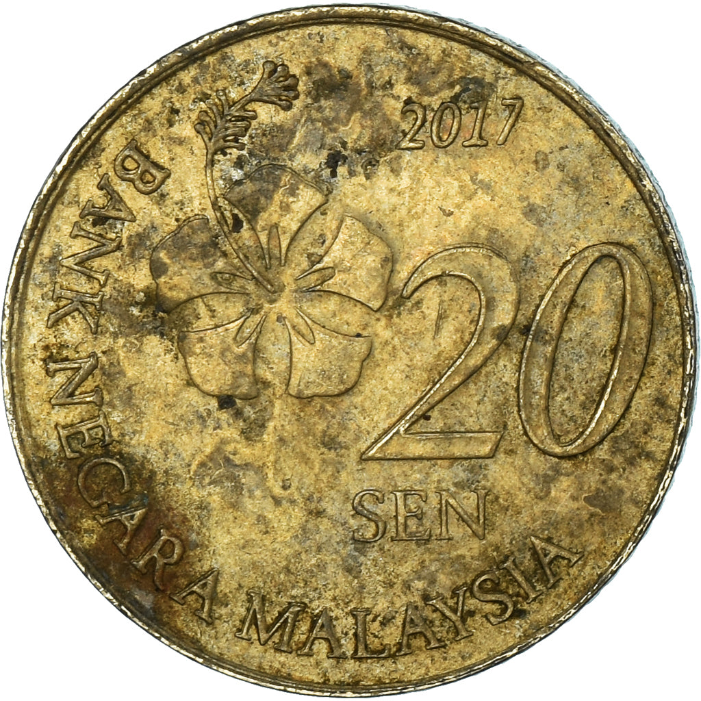 Moneda, Malasia, 20 Sen, 2017