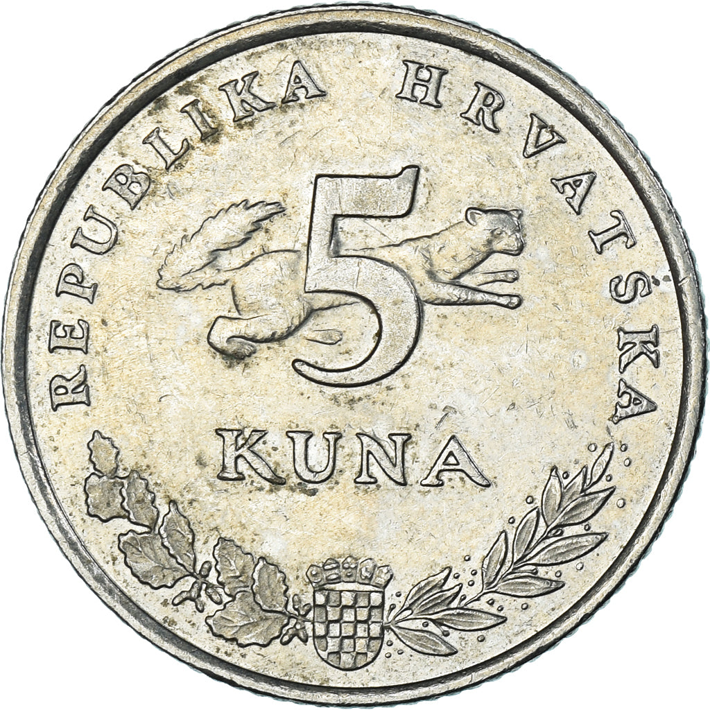 Moneta, Chorwacja, 5 Kuna, 2009