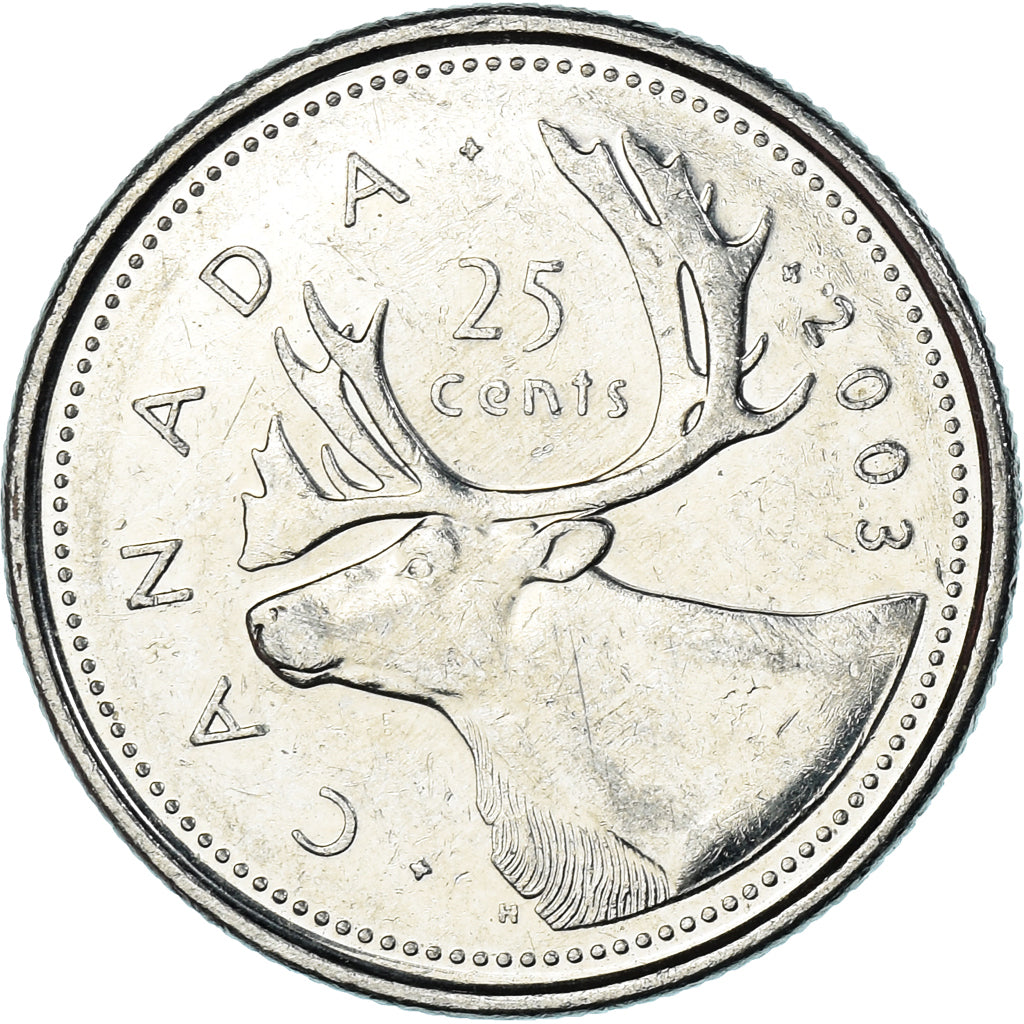 Moneda, Canadá, 25 Cents, 2003