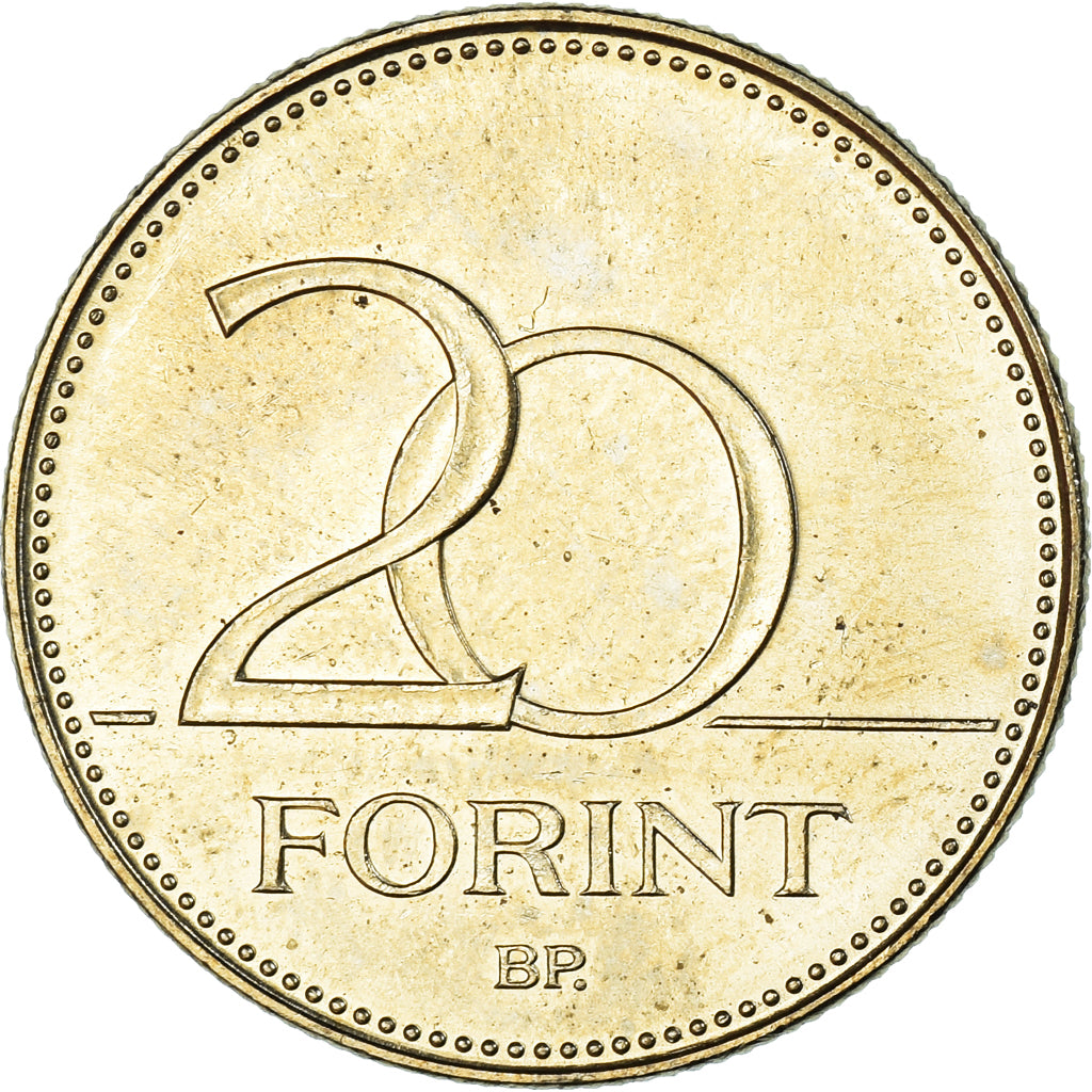 Moeda, Hungria, 20 Forint, 2018