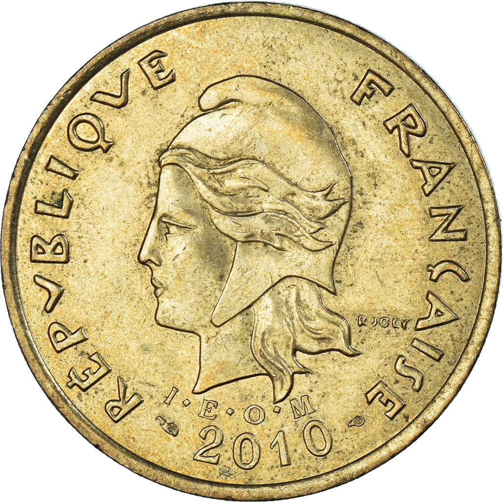 Coin, New Caledonia, 100 Francs, 2010