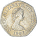 Münze, Jersey, 50 Pence, 1997