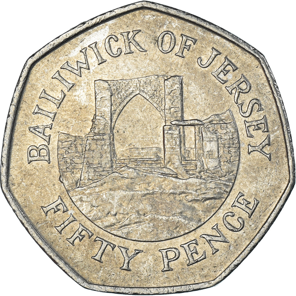 Münze, Jersey, 50 Pence, 1997