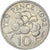 Moneda, Guernsey, 10 Pence, 1992