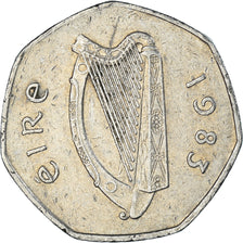 Monnaie, Irlande, 50 Pence, 1983