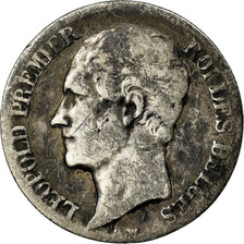 Coin, Belgium, Leopold I, 20 Centimes, 1853, VF(20-25), Silver, KM:19