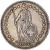 Coin, Switzerland, 2 Francs, 1931, Bern, EF(40-45), Silver, KM:21