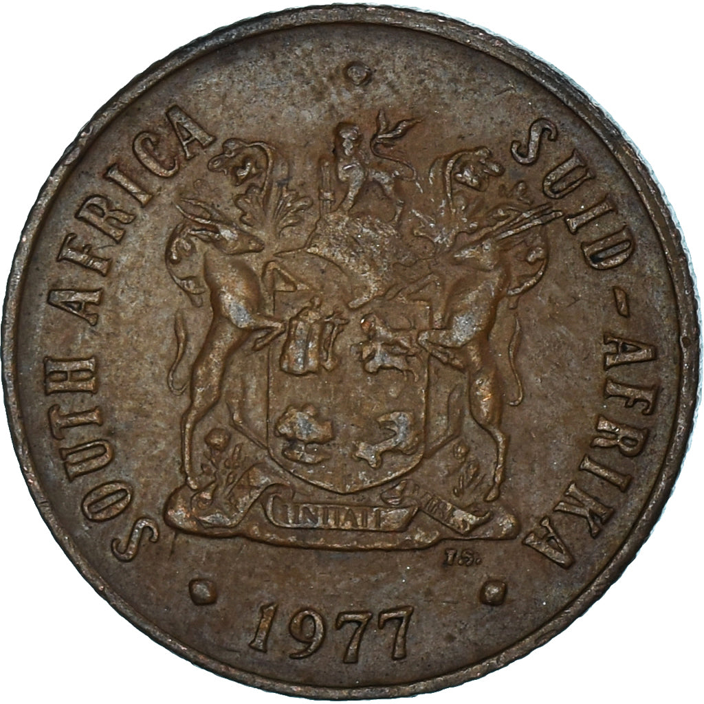 Münze, Südafrika, 2 Cents, 1977