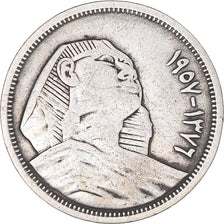 Coin, Egypt, 5 Piastres, 1957, EF(40-45), Silver, KM:382