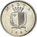 Monnaie, Malte, 25 Cents, 1991