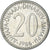 Münze, Jugoslawien, 20 Dinara, 1986
