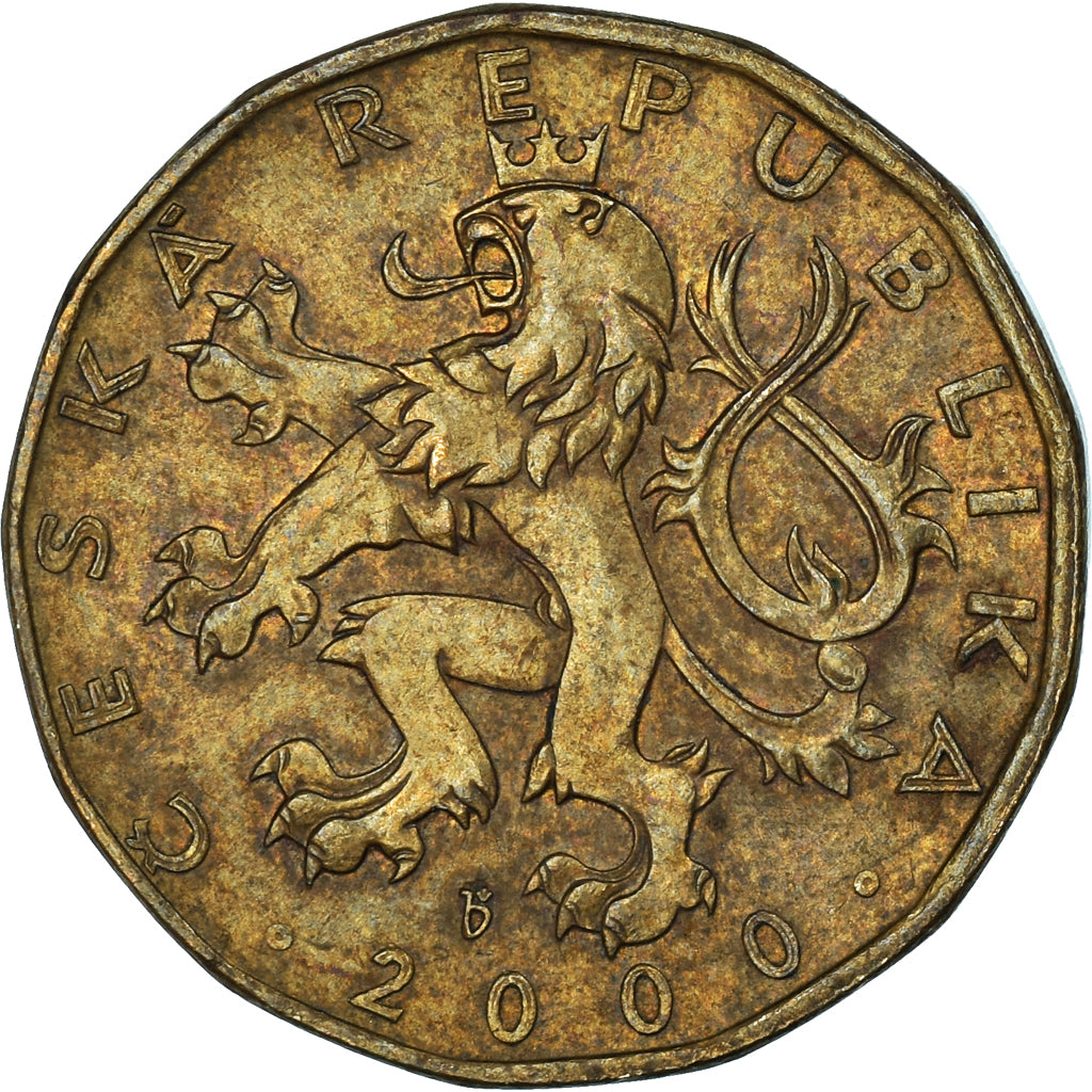 Coin, Czech Republic, 20 Korun, 2000