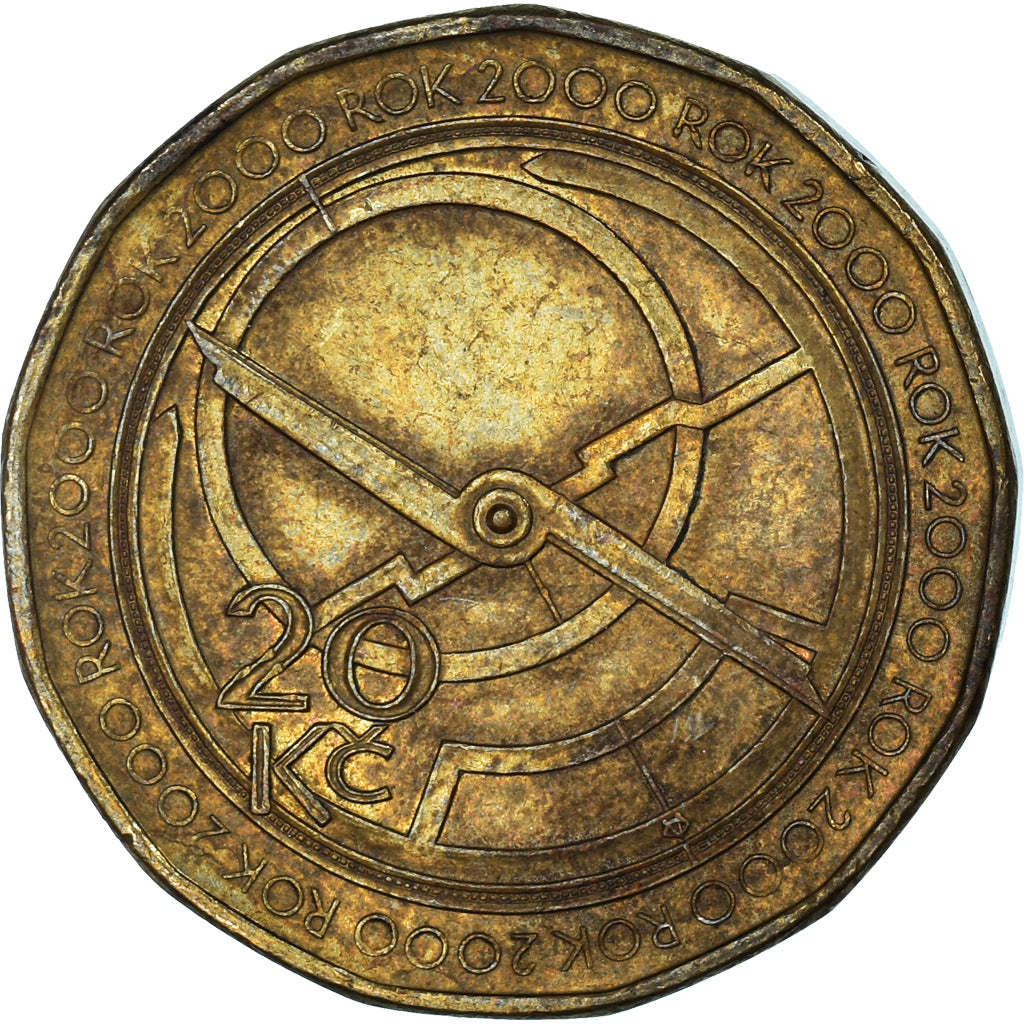 Coin, Czech Republic, 20 Korun, 2000