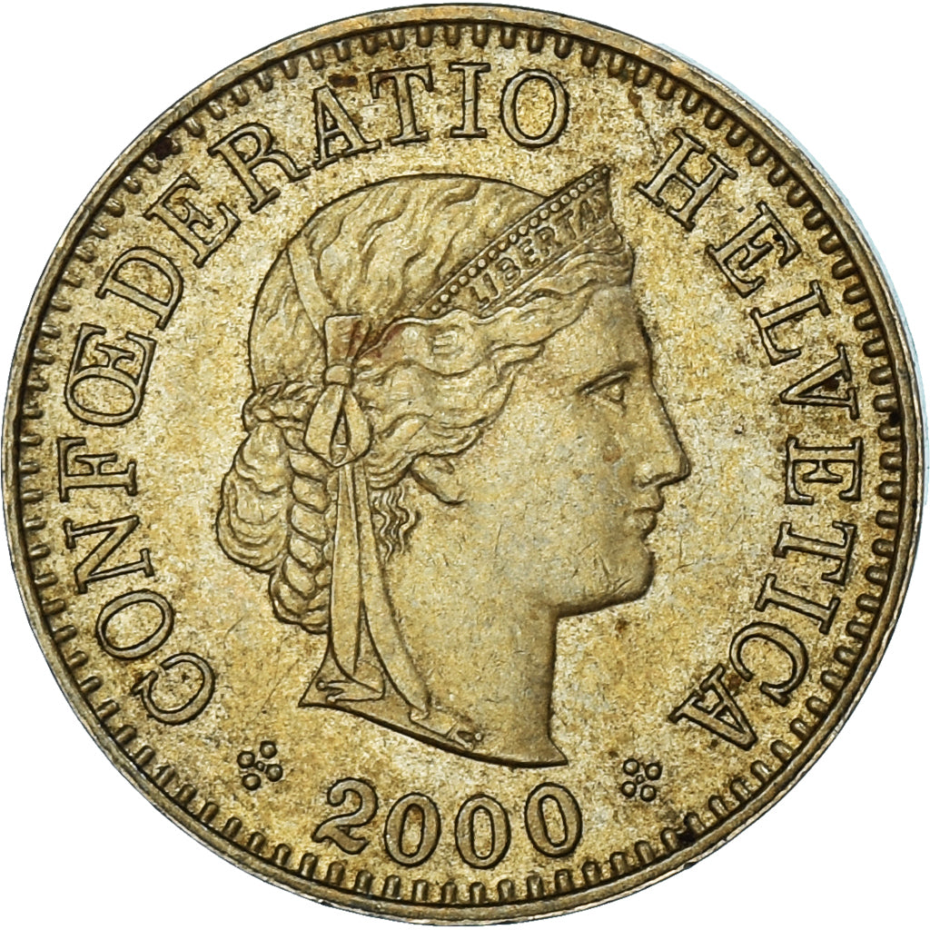 Münze, Schweiz, 5 Rappen, 2000