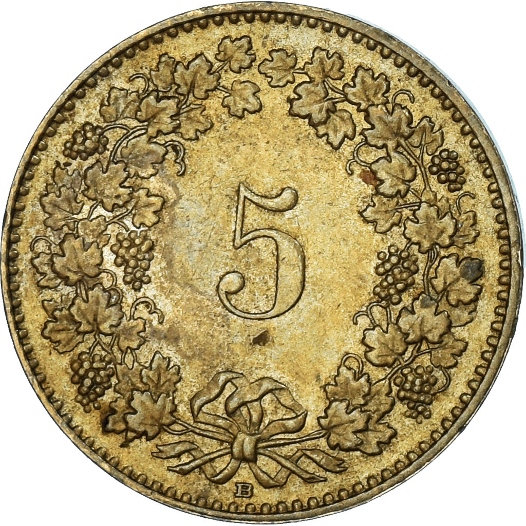 Münze, Schweiz, 5 Rappen, 2000