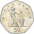 Moneta, Wielka Brytania, 50 Pence, 2000